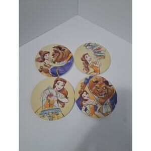 Beauty and the Beast 4 Piece Coasters